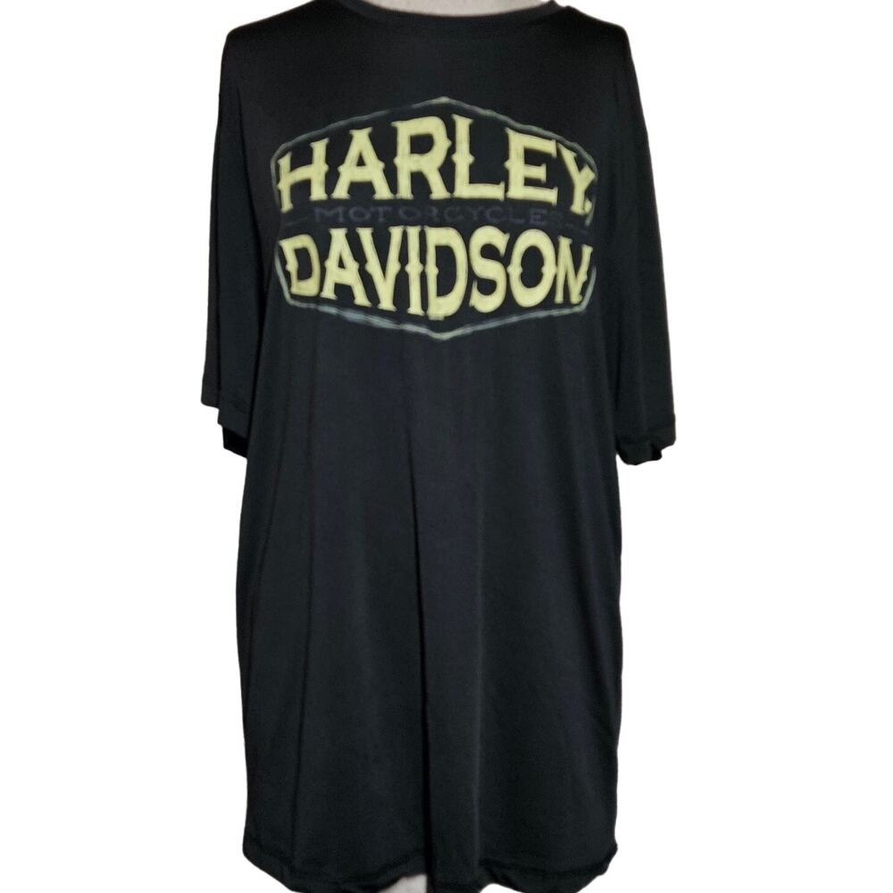 Black Lynchburg TN Harley Davidson Graphic Tee Size Large